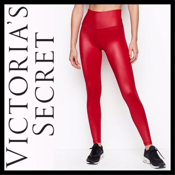 Victoria's Secret Pants - VICTORIA’S SECRET Knockout High-rise 7/8 Tight Red